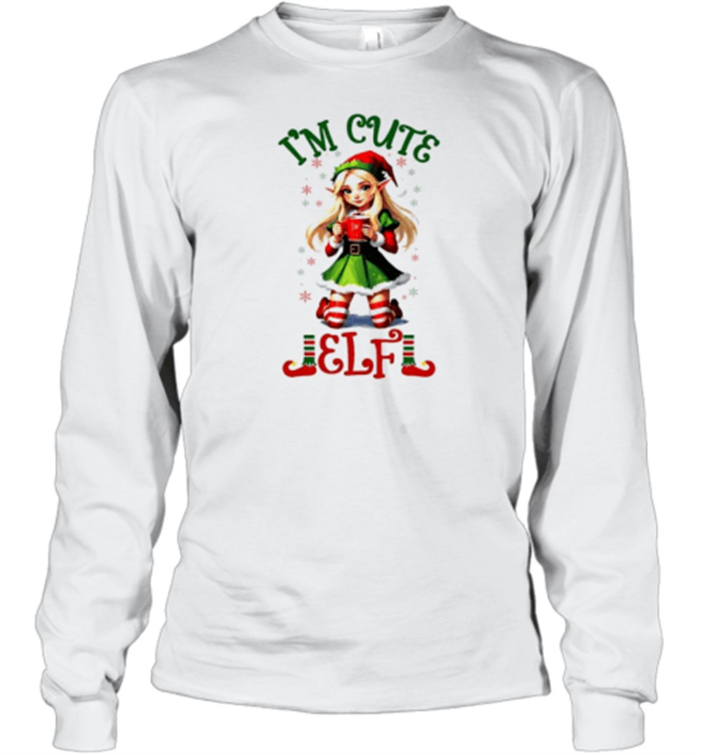 Im Cute Elf Matching Family Christmas 2025 T-Shirt