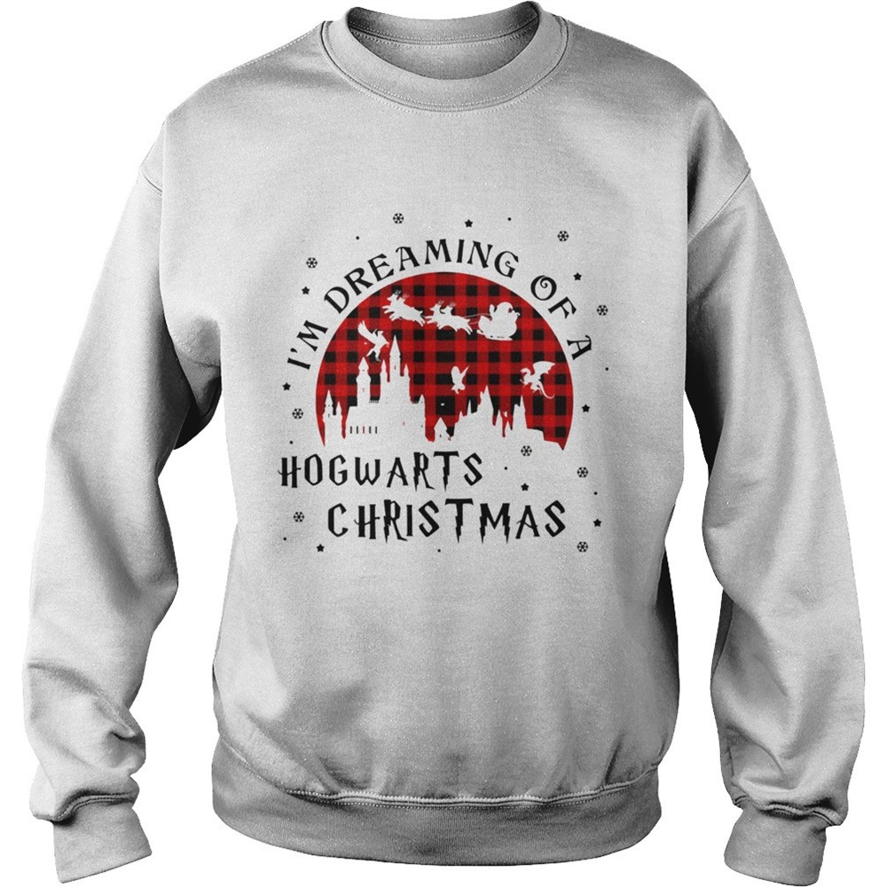 Im Dreaming Of A Hogwarts Christmas Reindeer Sleigh Christmas shirt