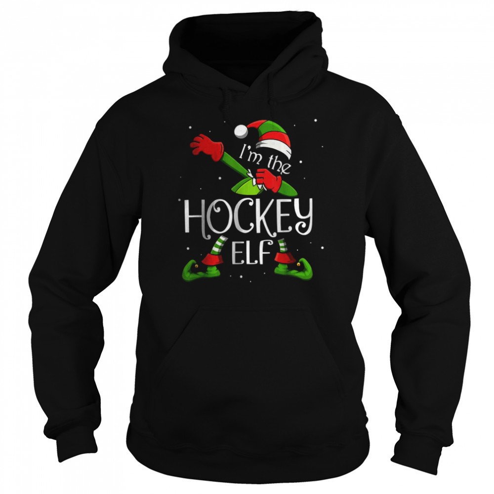 Im The Golfing Elf Dabbing Santa Claus Xmas For Family Shirt