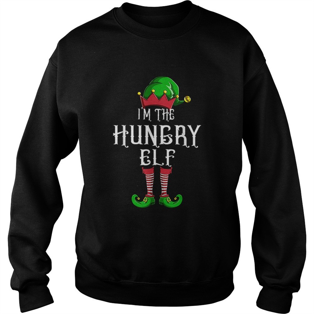 Im The Hungry Elf Matching Family Group Christmas shirt