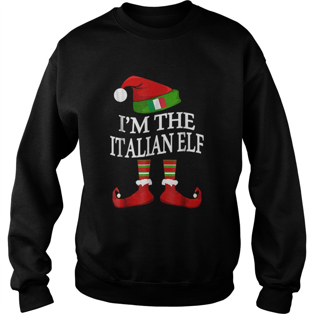 Im The Italian Elf Matching Group Family Christmas shirt