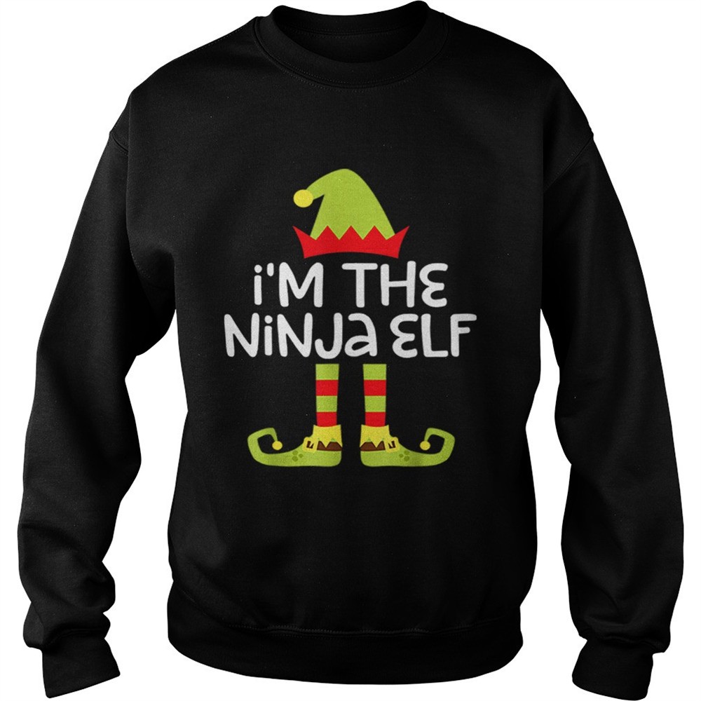 Im The Ninja Elf Matching Christmas Costume shirt