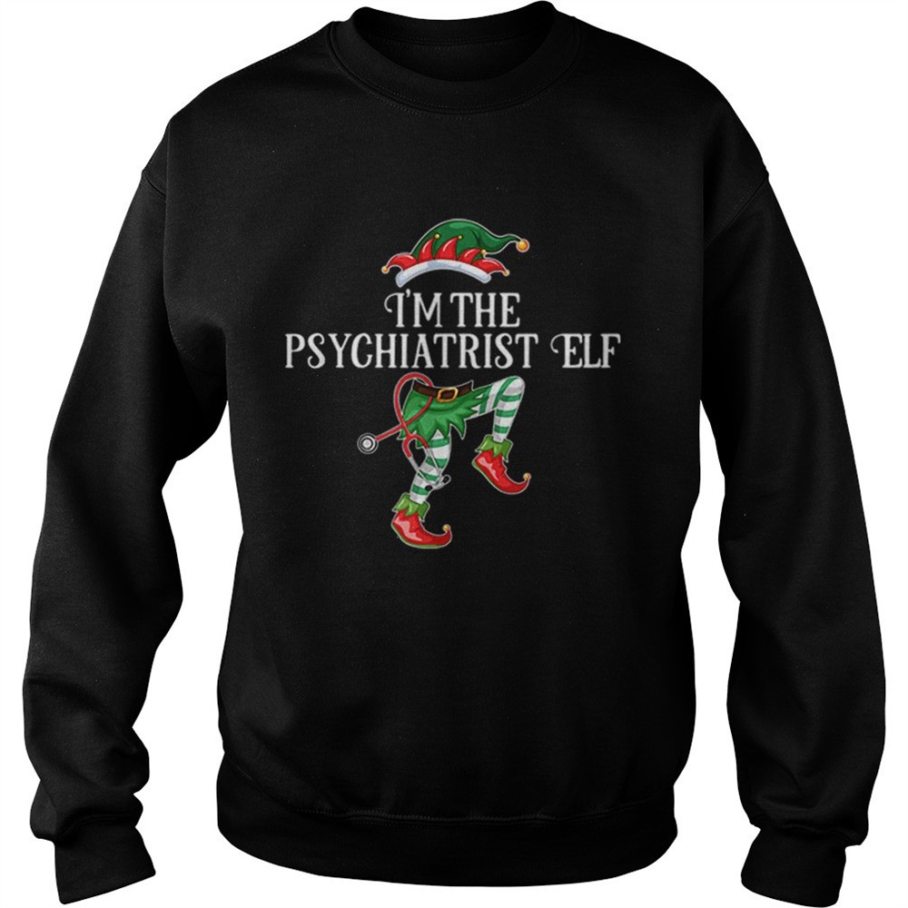Im the Psychiatrist Elf Christmas Matching Medical Staff shirt