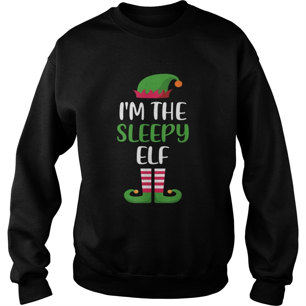 Im The Sleepy Elf Matching Family Christmas shirt