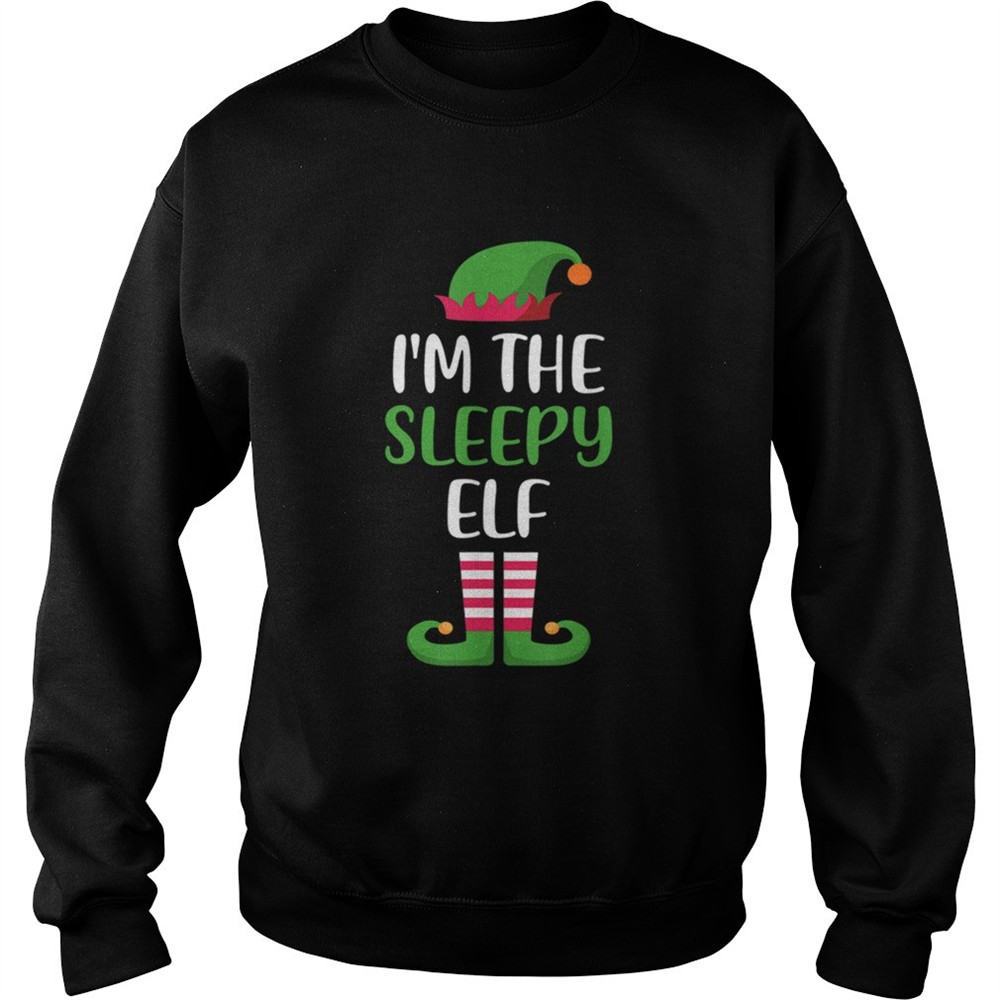 Im The Sleepy Elf Matching Family Christmas shirt