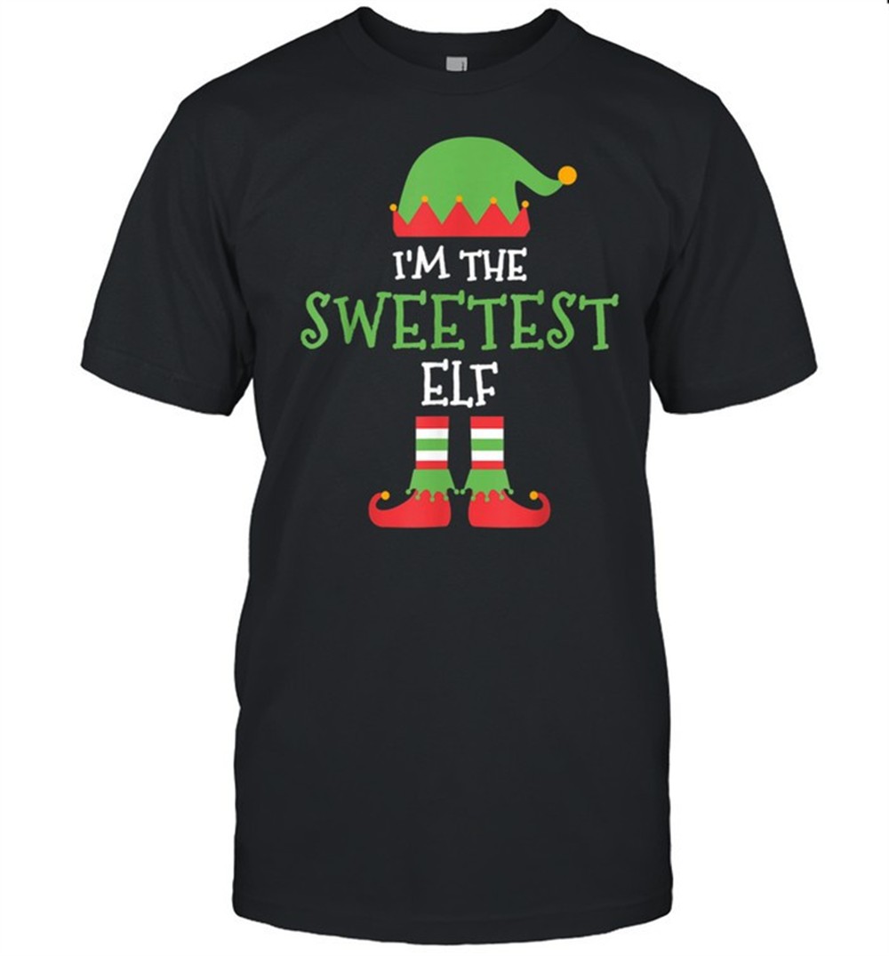 im-the-sweetest-elf-family-matching-christmas-group-pajamas-shirt-05t3reif Im The Sweetest Elf Family Matching Christmas Group Pajamas shirt
