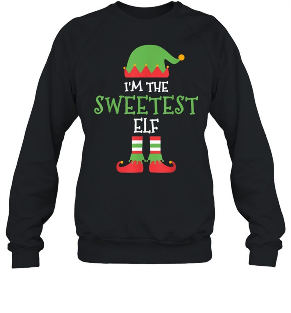 im-the-sweetest-elf-family-matching-christmas-group-pajamas-shirt-05t3reif Im The Sweetest Elf Family Matching Christmas Group Pajamas shirt