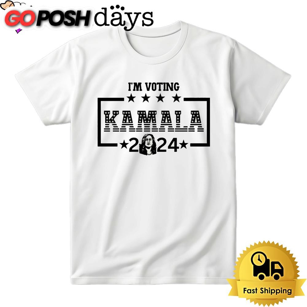 I’m Voting Kamala Harris Bright T Shirt