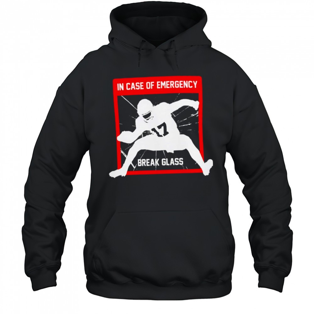In Case Of Emergency Break Glass Football T-shirts