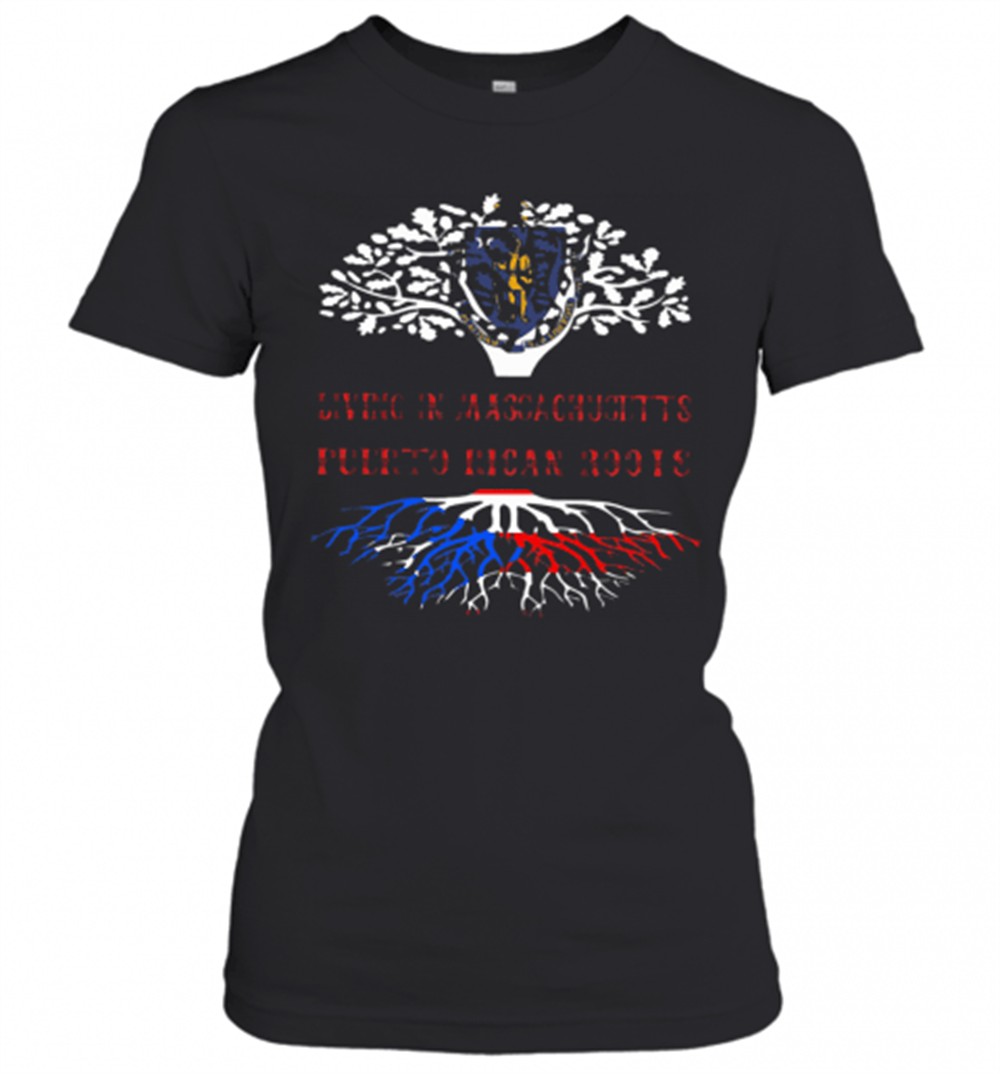 in-massachusetts-with-puerto-rican-roots-t-shirt-idu056wy In Massachusetts With Puerto Rican Roots T-Shirt
