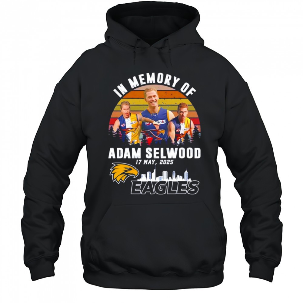 In memory of Adam Selwood 17 May 2025 Eagles shirt