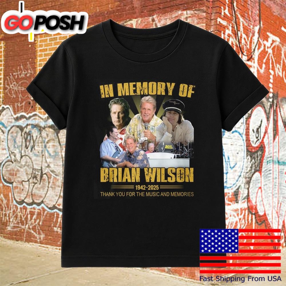 In Memory Of Brian Wilson 2025 T-Shirt