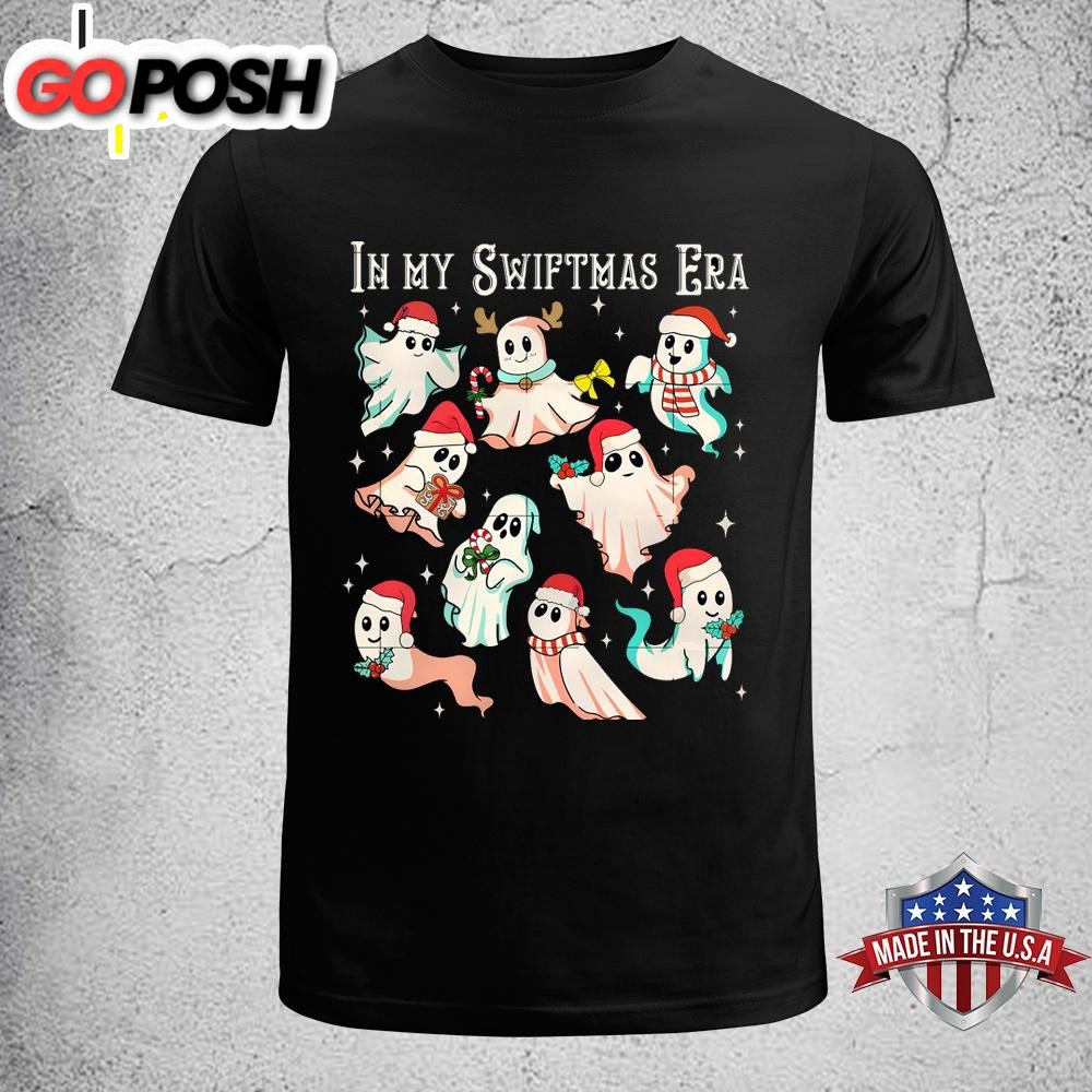 In My Swiftmas Era Christmas, Funny Ghost Xmas Unisex T-Shirt