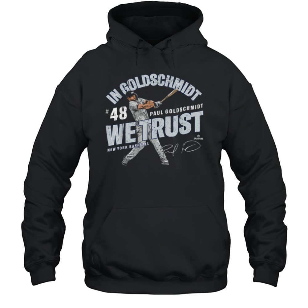 In Paul Goldschmidt We Trust New York Baseball MLBPA T Shirt
