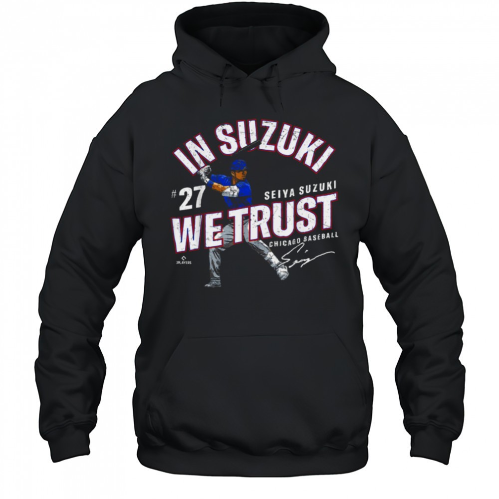 In Suzuki We Trust Seiya Suzuki Chicago Baseball MLBPA T Shirt