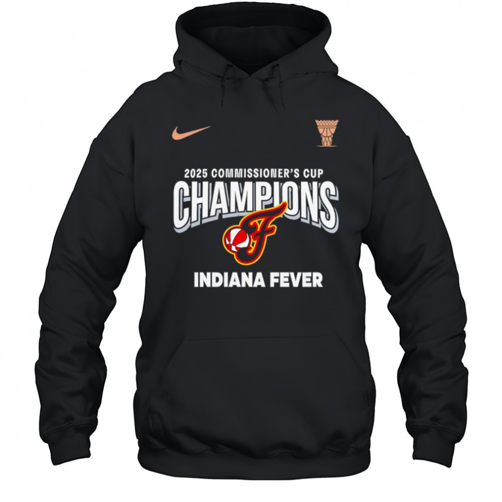 Indiana Fever 2025 WNBA Commissioner Cup Champions shirt