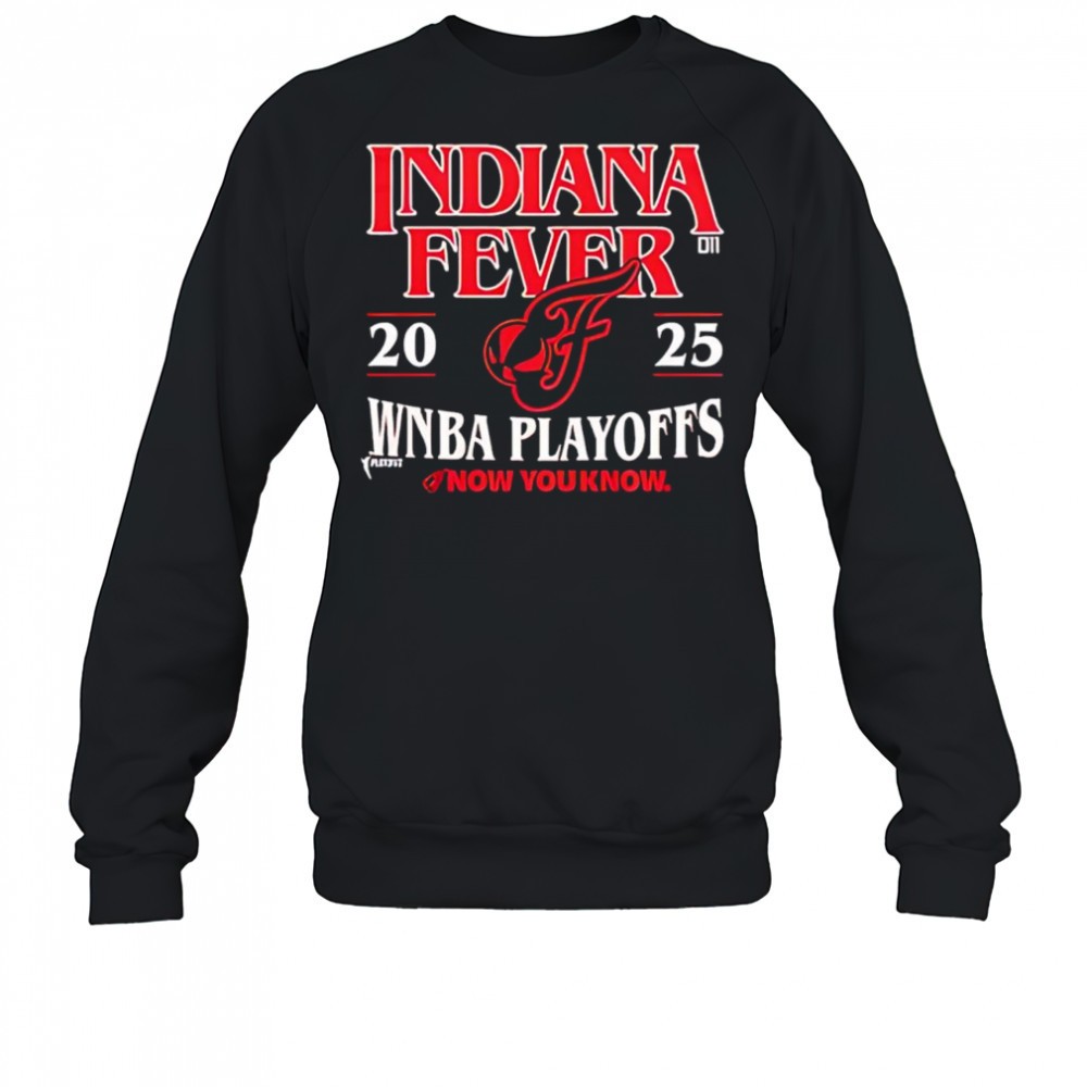 indiana-fever-2025-wnba-playoffs-now-you-know-logo-shirt-4yj1zo2s Indiana Fever 2025 WNBA Playoffs now you know logo shirt