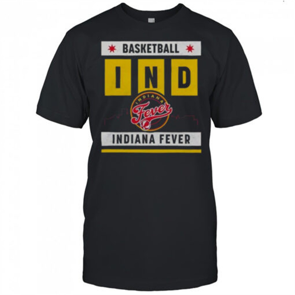 indiana-fever-basketball-skyline-t-shirt-h3ci7whg Indiana Fever Basketball Skyline T-Shirt