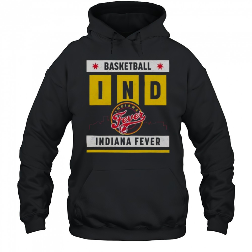 Indiana Fever Basketball Skyline T-Shirt