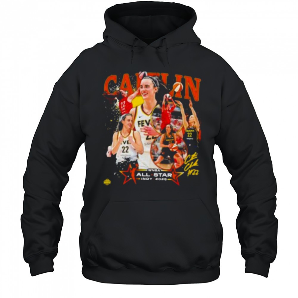Indiana Fever Caitlin Clark 2025 WNBA All Star Game signature shirt