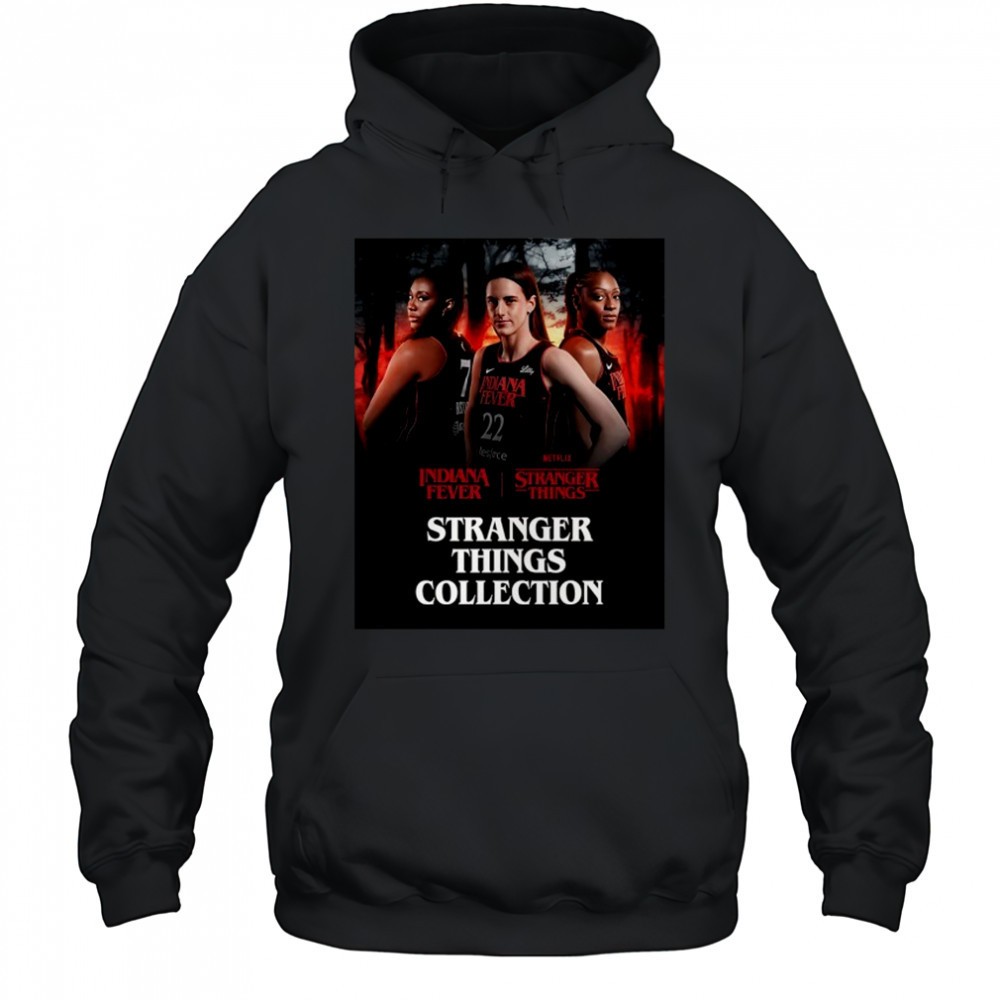 Indiana Fever X Stranger Things Collection posters shirt