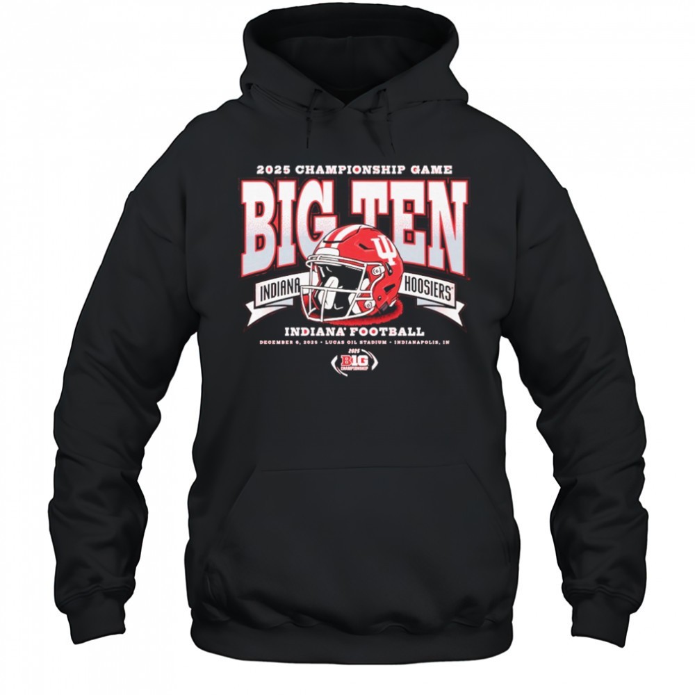 Indiana Hoosiers 2025 Championship Game Big Ten Shirt