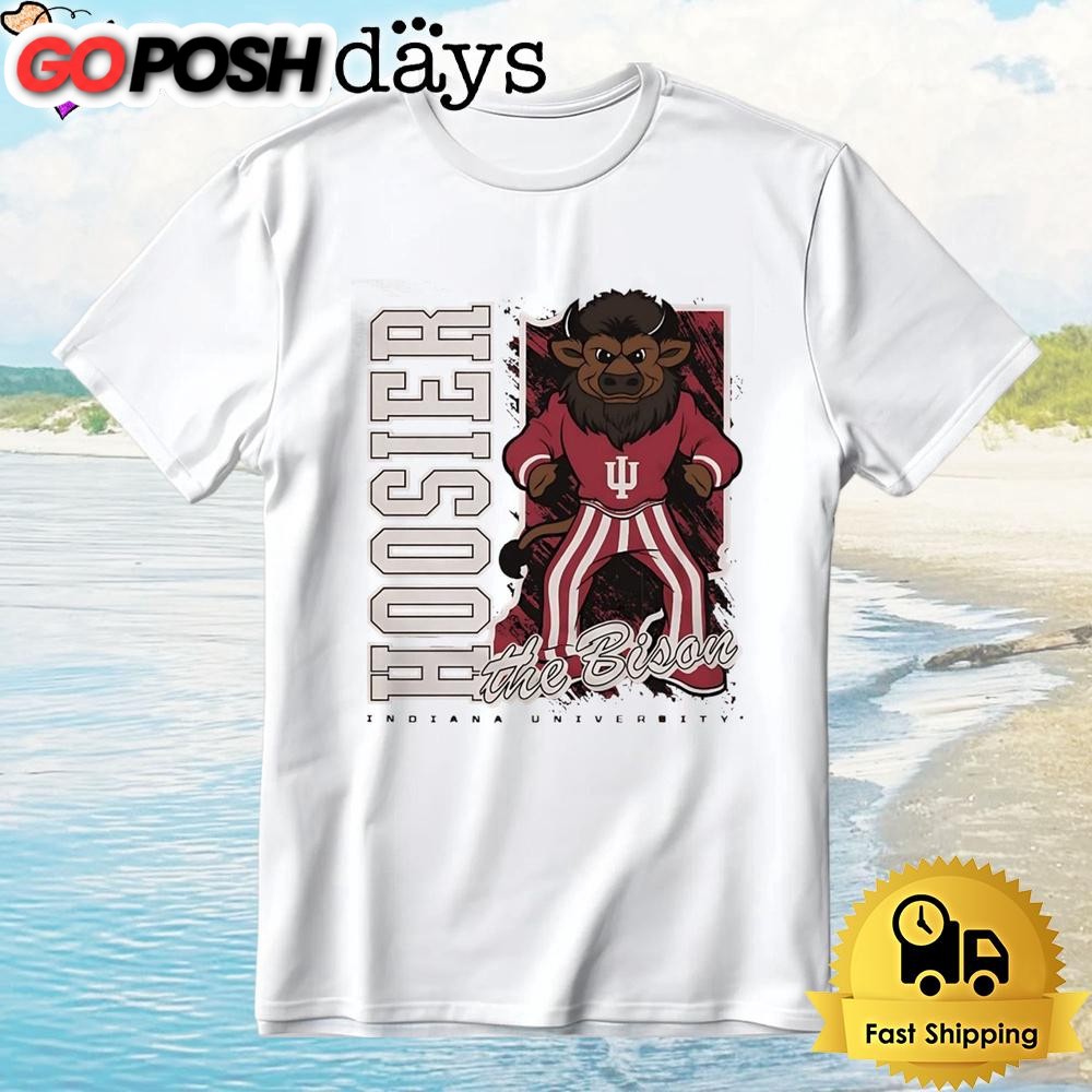 Indiana Hoosiers The Bison Mascot Celebration T-Shirt