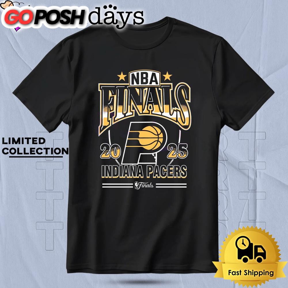 Indiana Pacers 2025 Nba Finals Star Emblem T Shirt