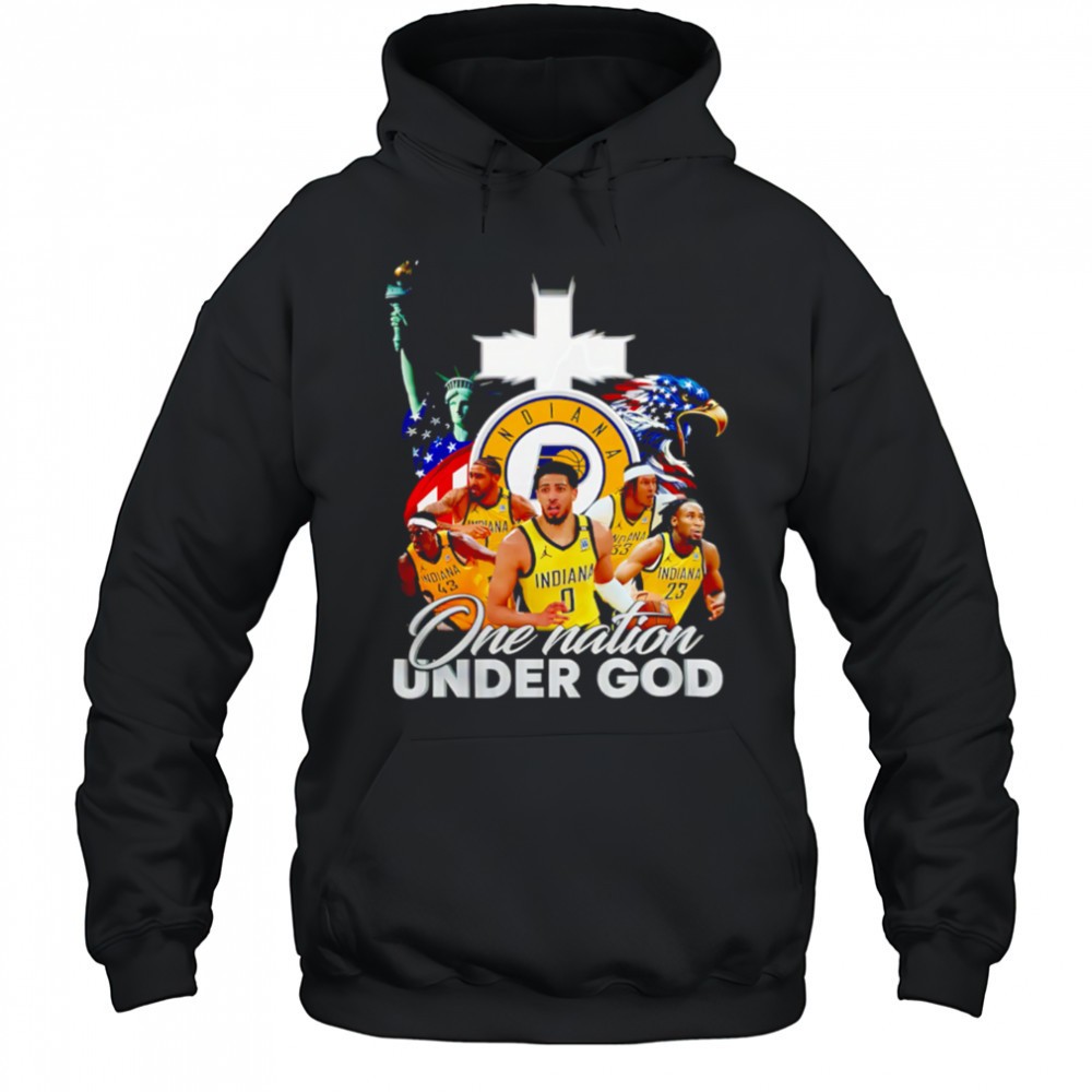 Indiana Pacers Basketball One Nation Under God shirt