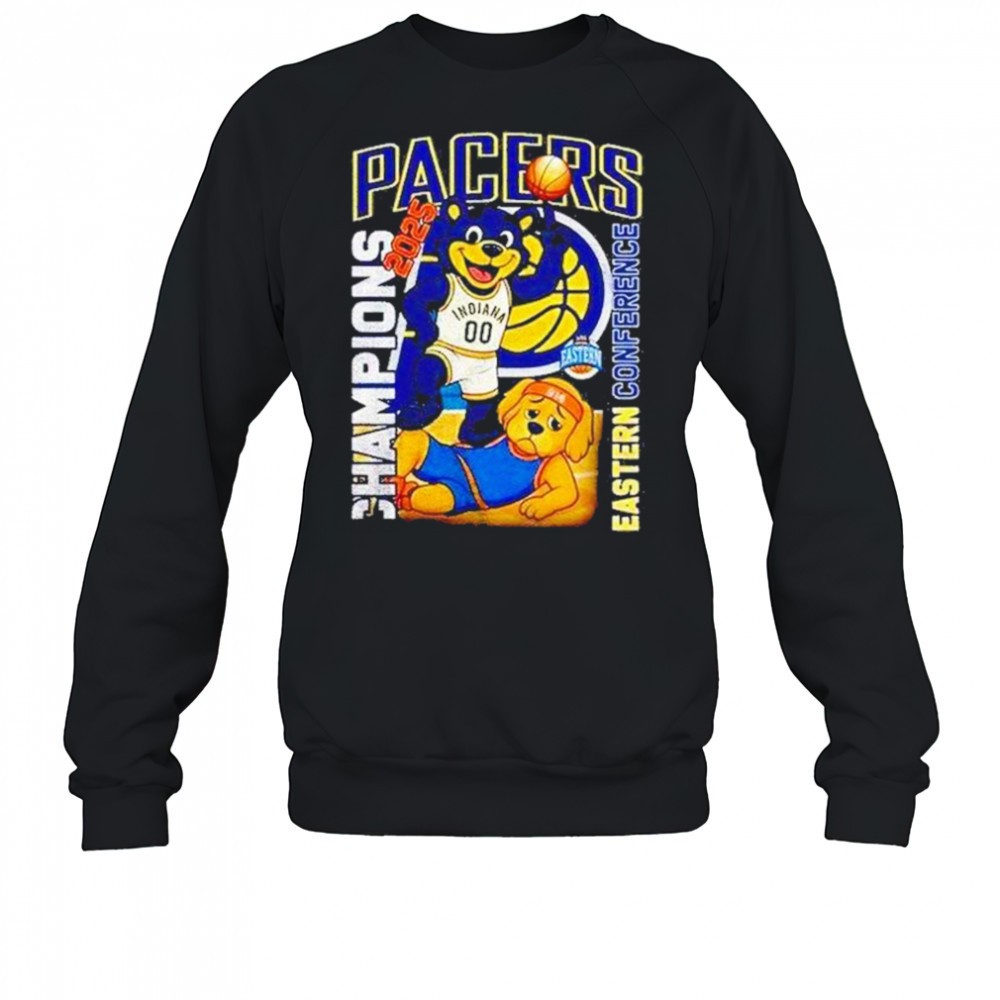 indiana-pacers-mascot-2025-eastern-conference-champions-shirt-tc4fqyx9 Indiana Pacers Mascot 2025 Eastern Conference Champions Shirt