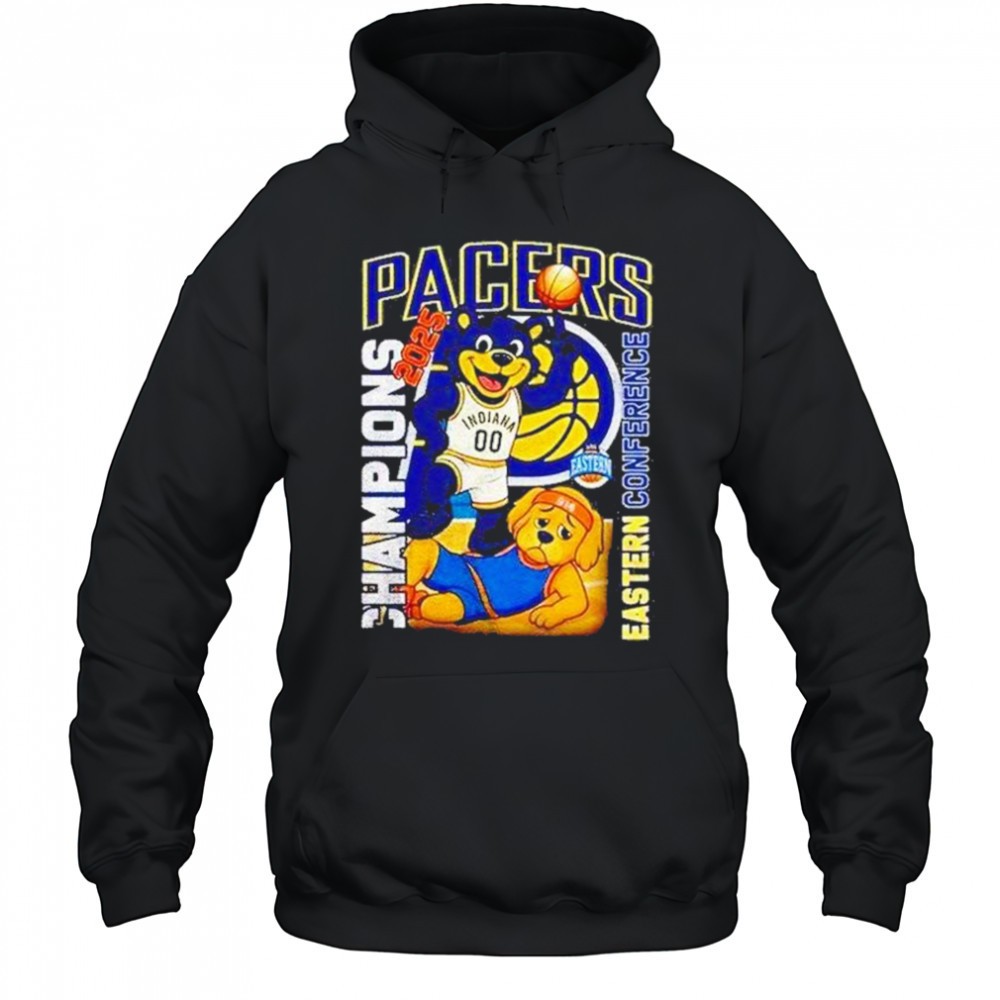 Indiana Pacers Mascot 2025 Eastern Conference Champions Shirt