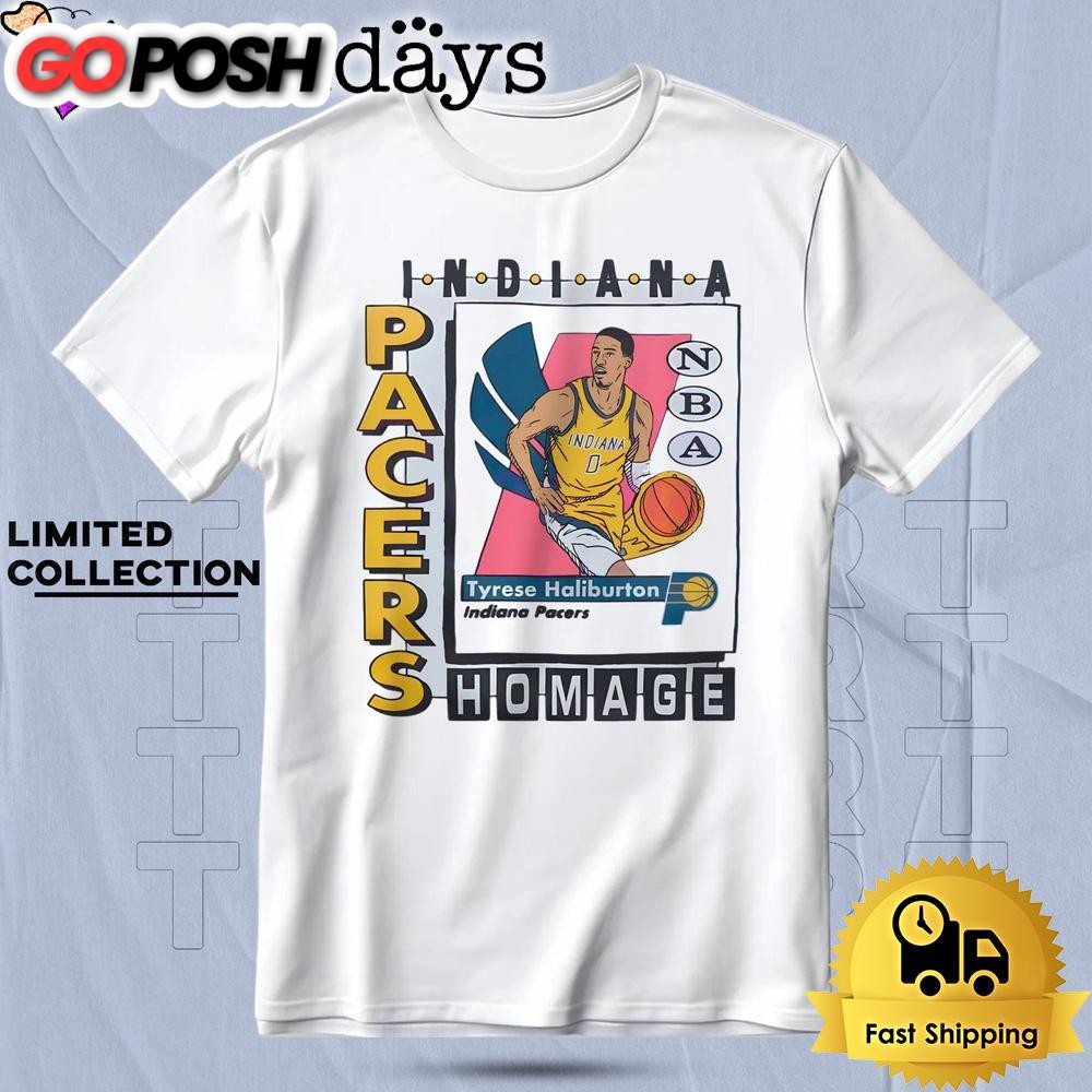 Indiana Pacers Tyrese Haliburton Trading Card T Shirt