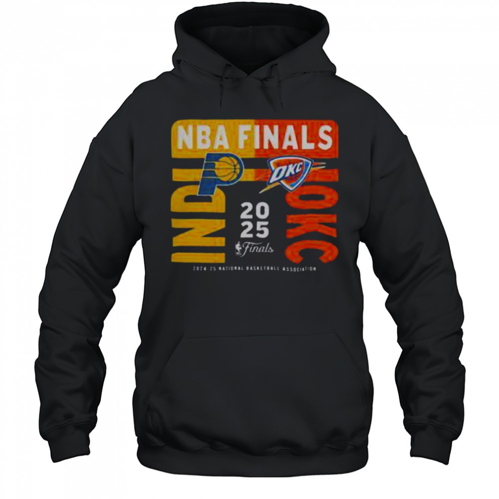 Indiana Pacers Vs Oklahoma City Thunder 2025 NBA Finals Match Up T Shirt