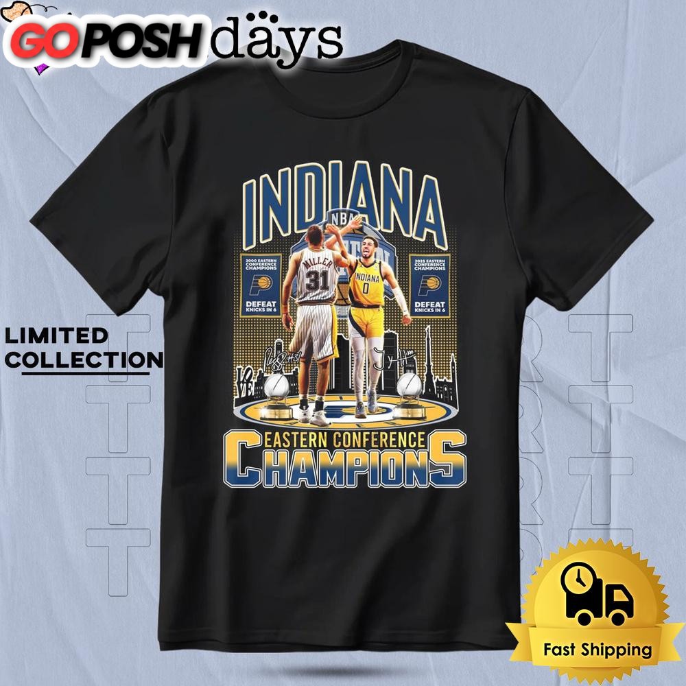 Indiana Pacers Win Eastern Conference Champions 2025 T Shirt
