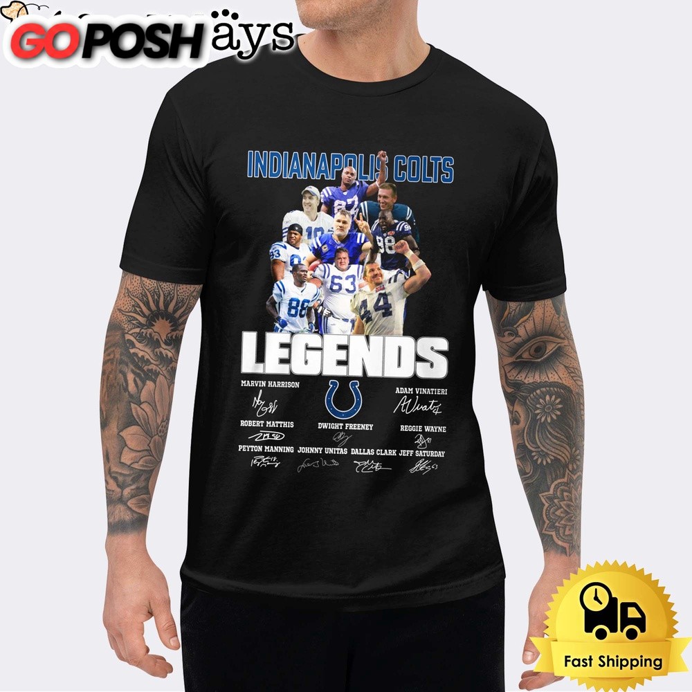 Indianapolis Colts Legendary History Signature Unisex T-Shirt