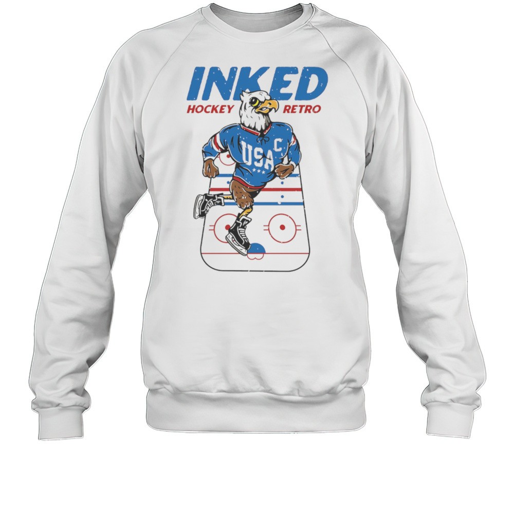 Inked Hockey Retro Mascot Shirt
