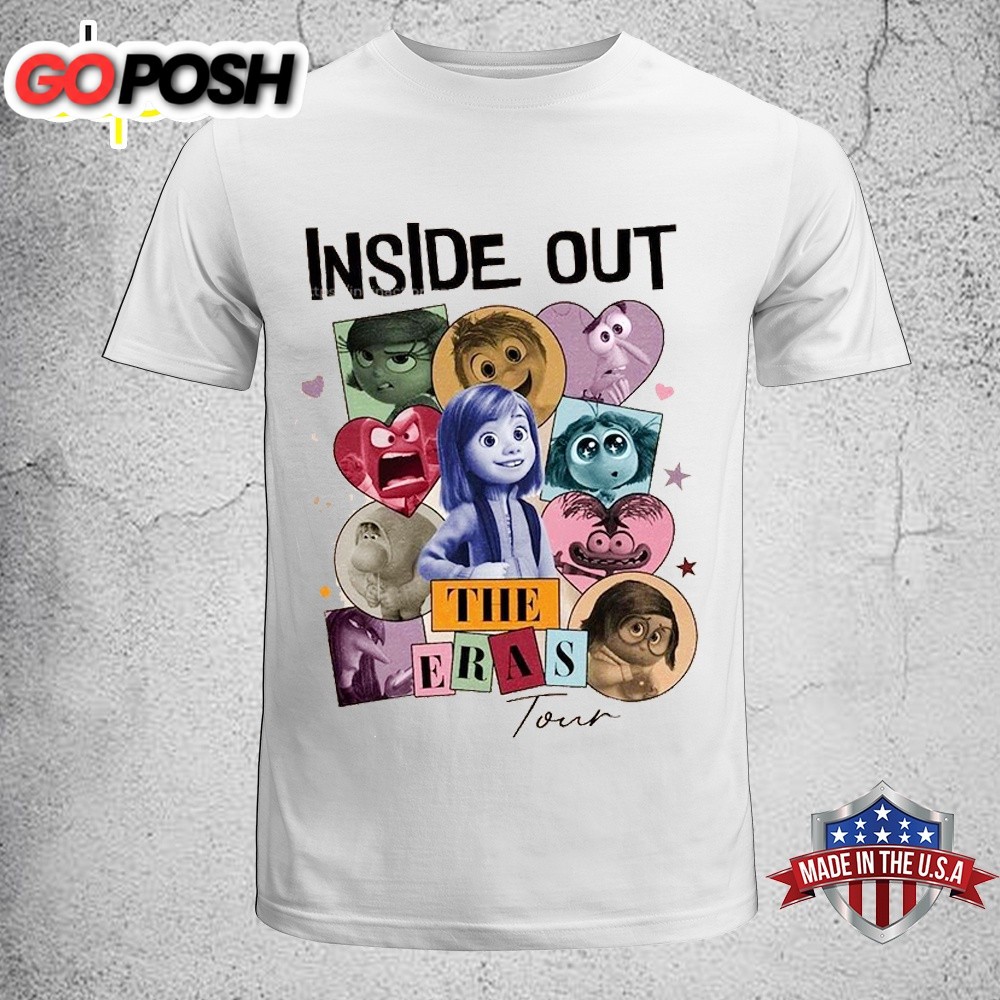 Inside Out 2 Eras Tour, Disneyland Movie 2025 Unisex T-Shirt
