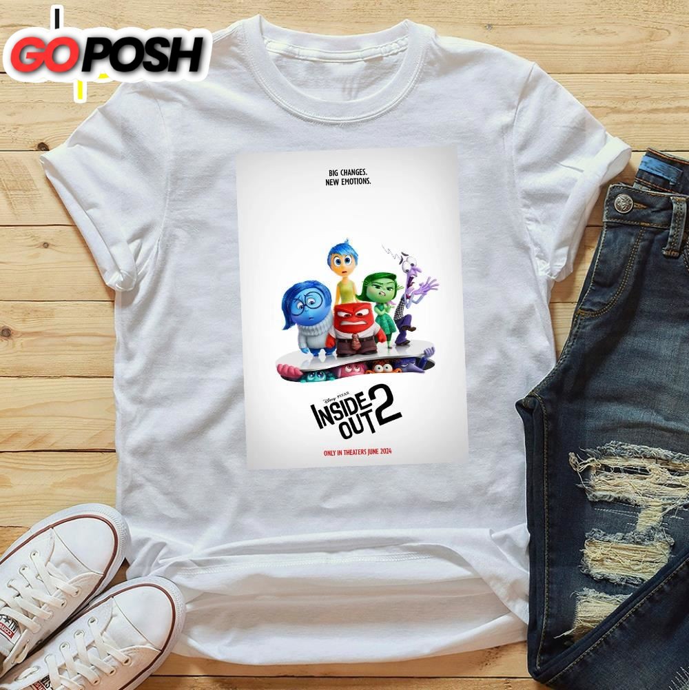 Inside Out 2 June 2025 Disney Reveals New Unisex T-shirt