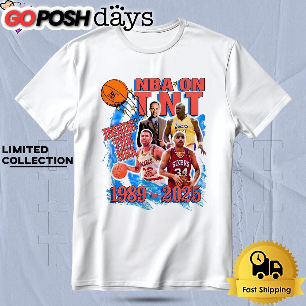 Inside The Nba Tnt Legends 1989 2025 Tribute T Shirt