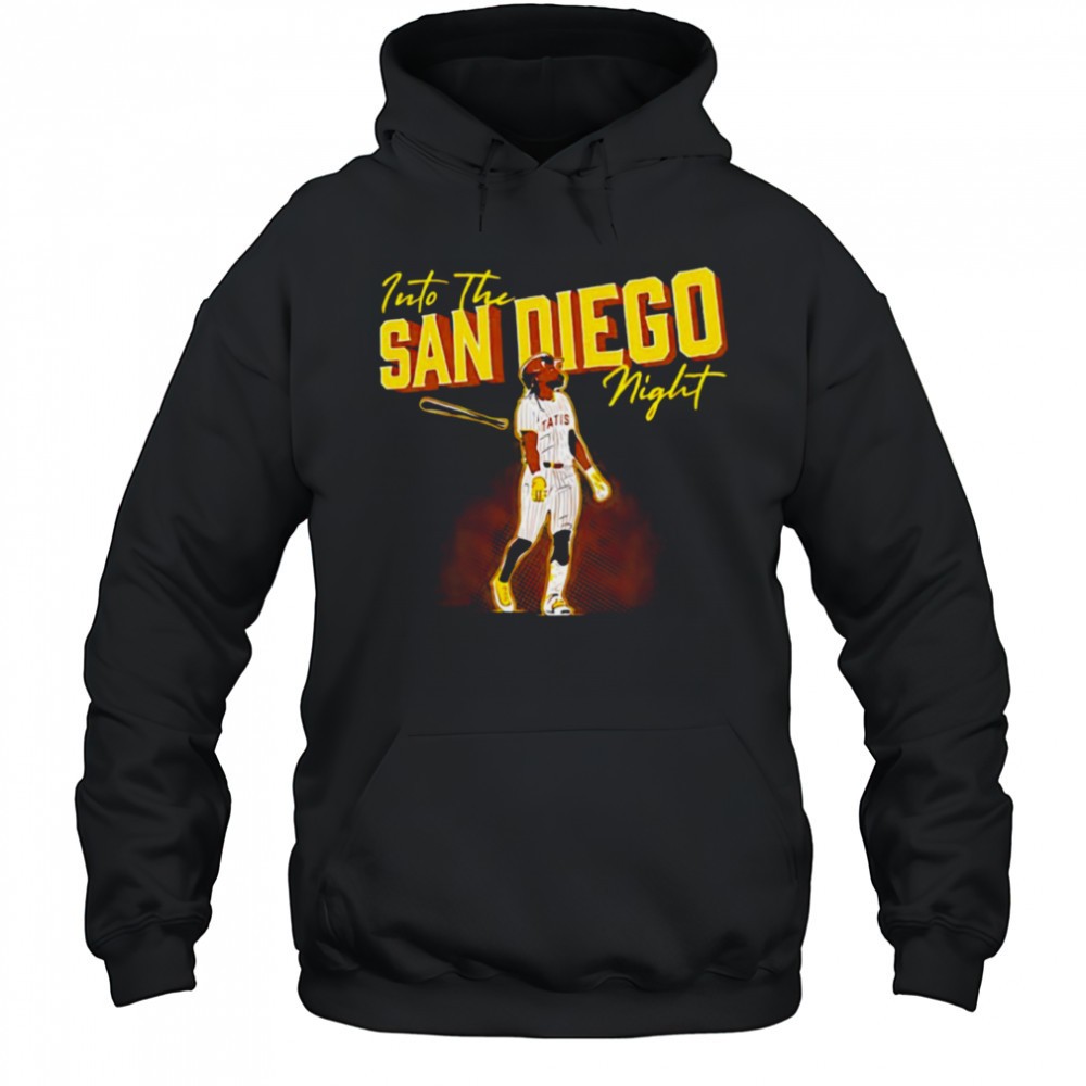 Into the San Diego Night Fernando Tatis Jr Padres baseball shirt