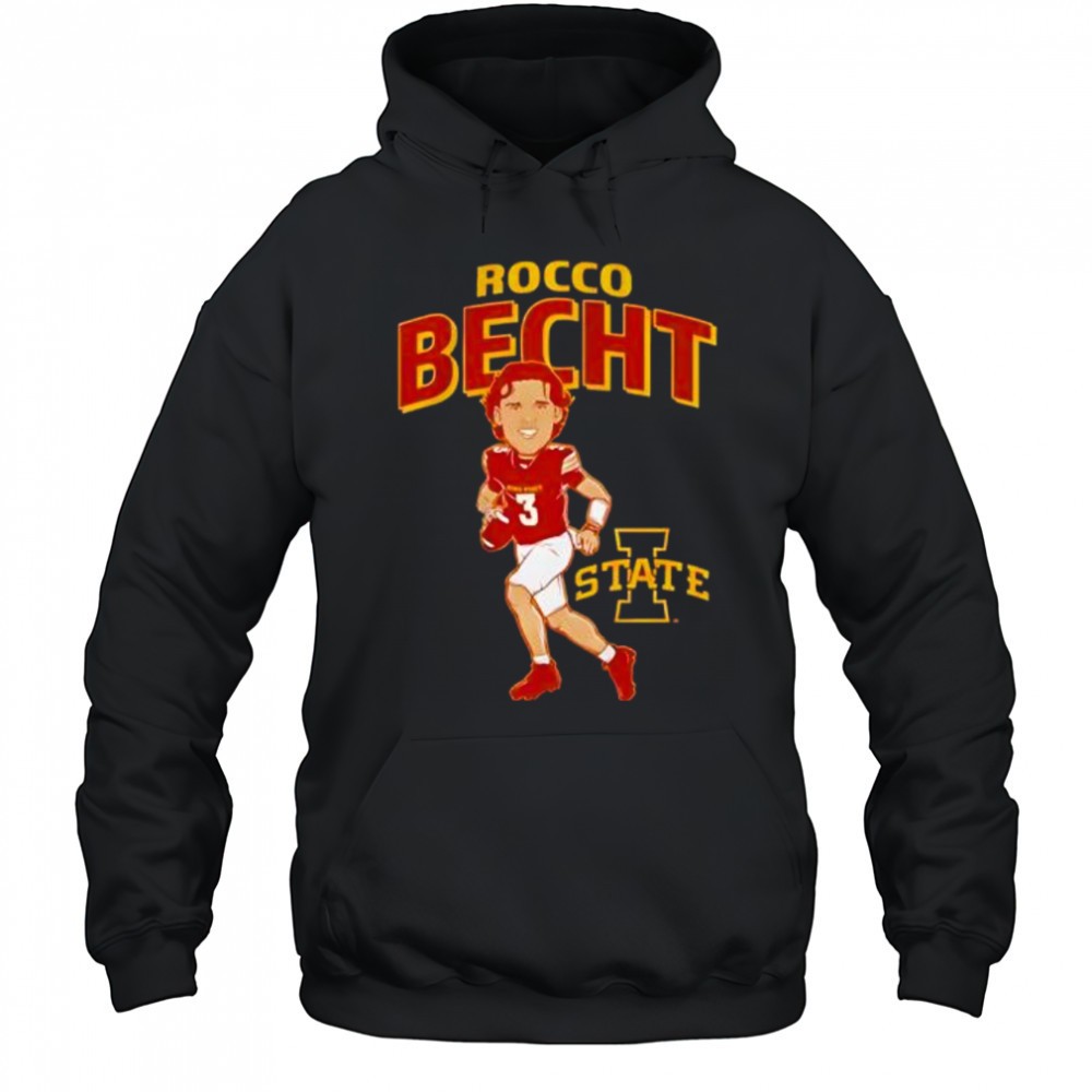 Iowa State Football Rocco Becht Caricature cartoon shirt