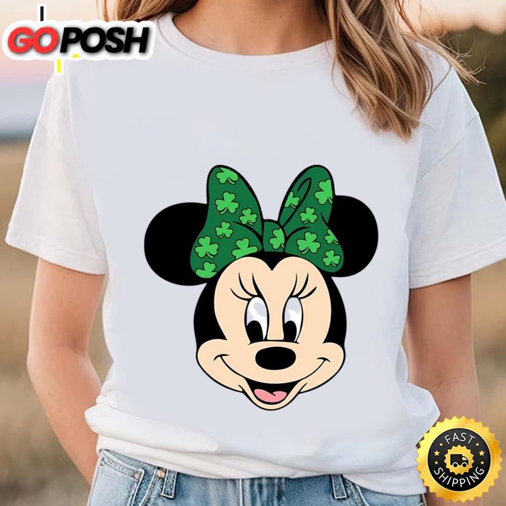 Irish Minnie Mouse Baseball Shirt, St Patricks Disney Shirt