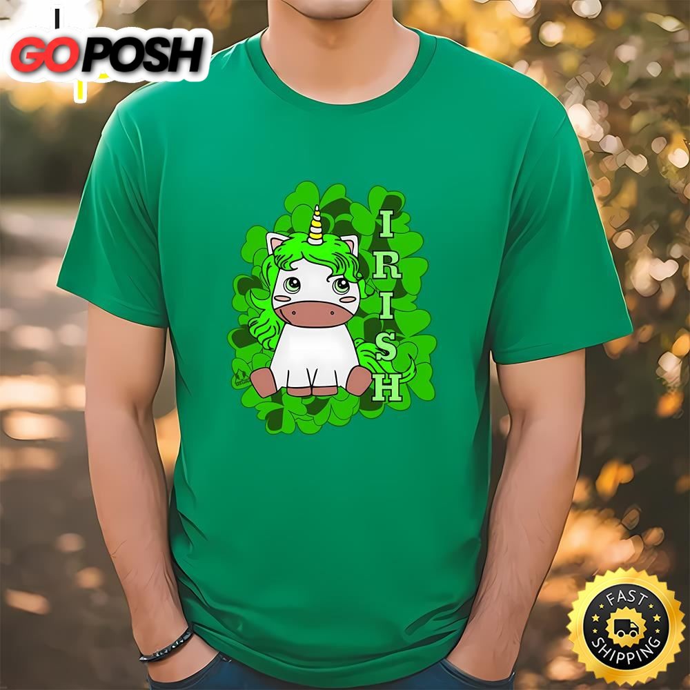 Irish Unicorn St Patricks Day Celebration Ireland Design T-shirt