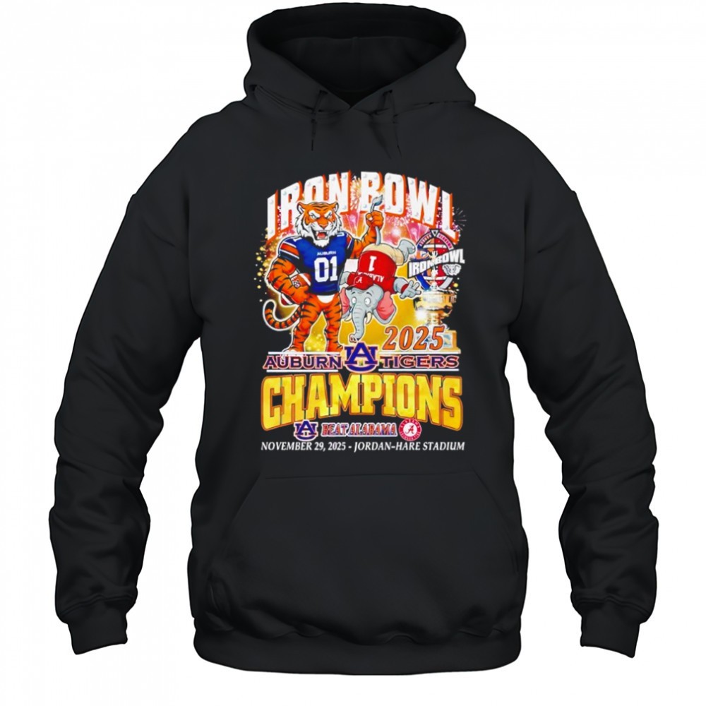 Iron Bowl Champions 2025 Auburn Tigers Beat Alabama Crimson Tide T Shirt