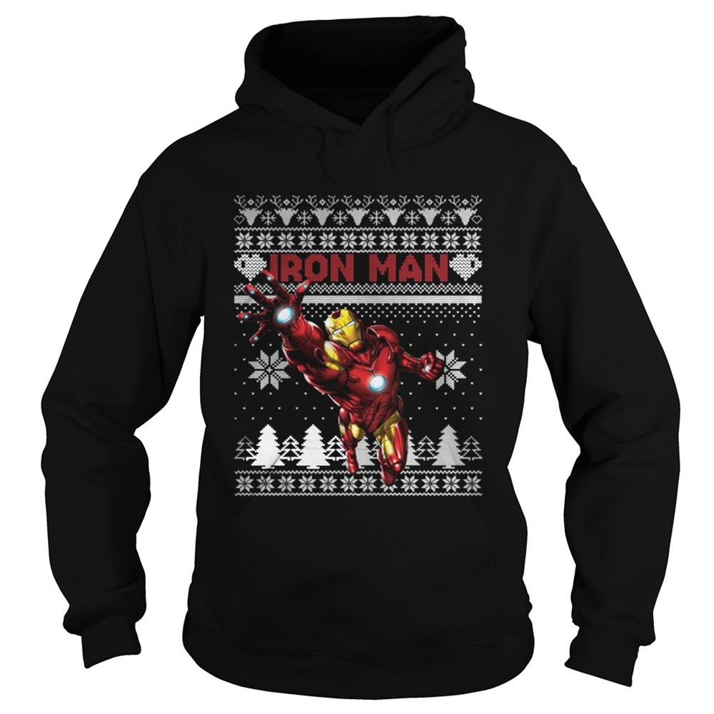 Iron Man Marvel ugly christmas shirt