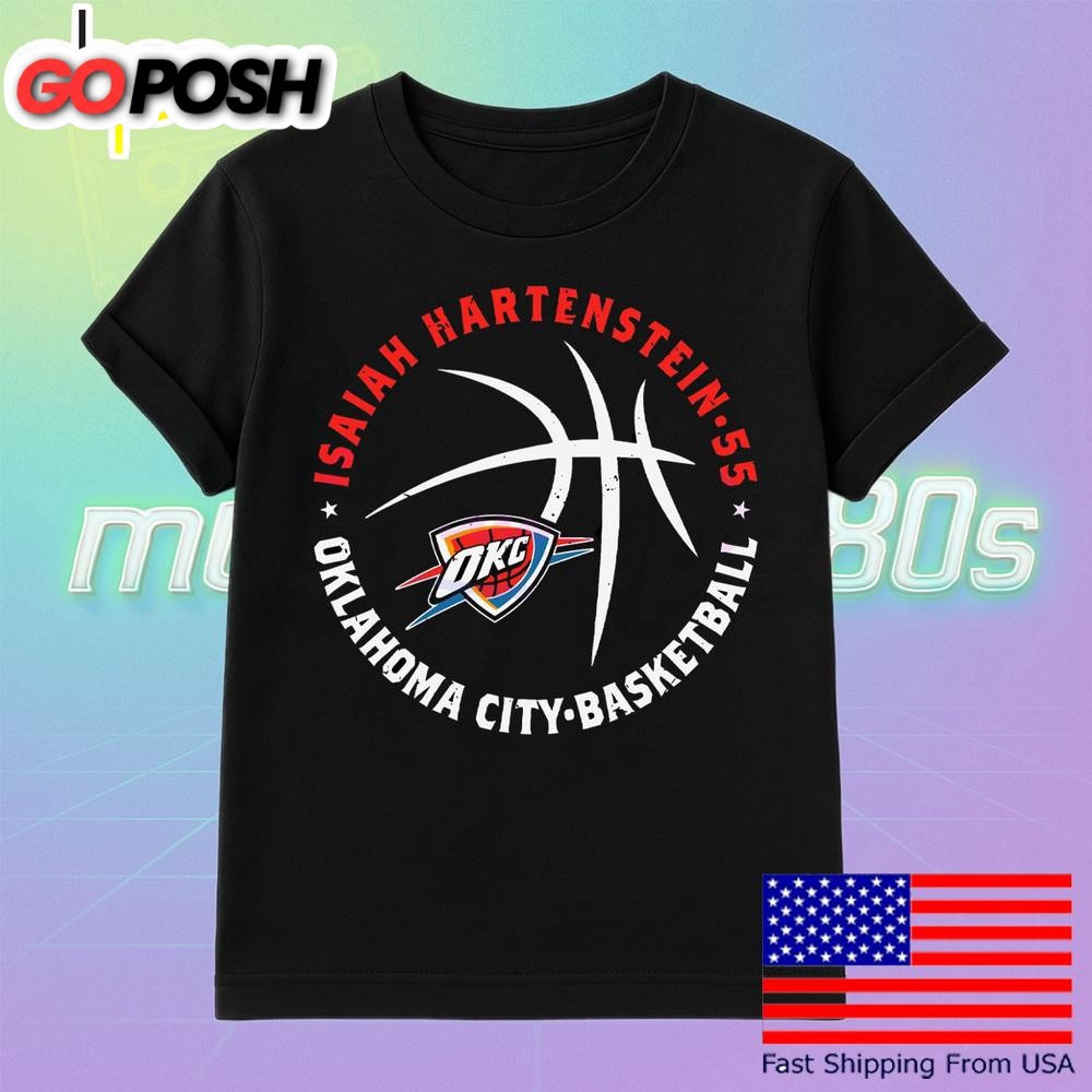 Isaiah Hartenstein Oklahoma City Thunder Player Ball T Shirt