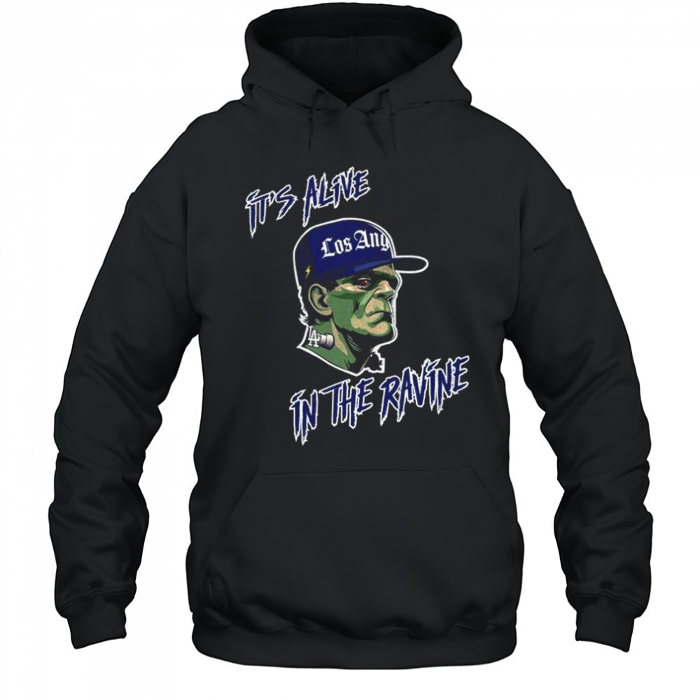 Its Alive in the Ravine Los Angeles Dodgers Frankenstein shirt
