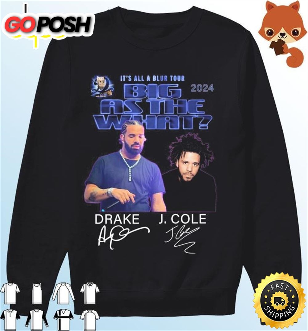 Its All A Blur Tour 2025 Drake And J. Cole Signatures Shirt