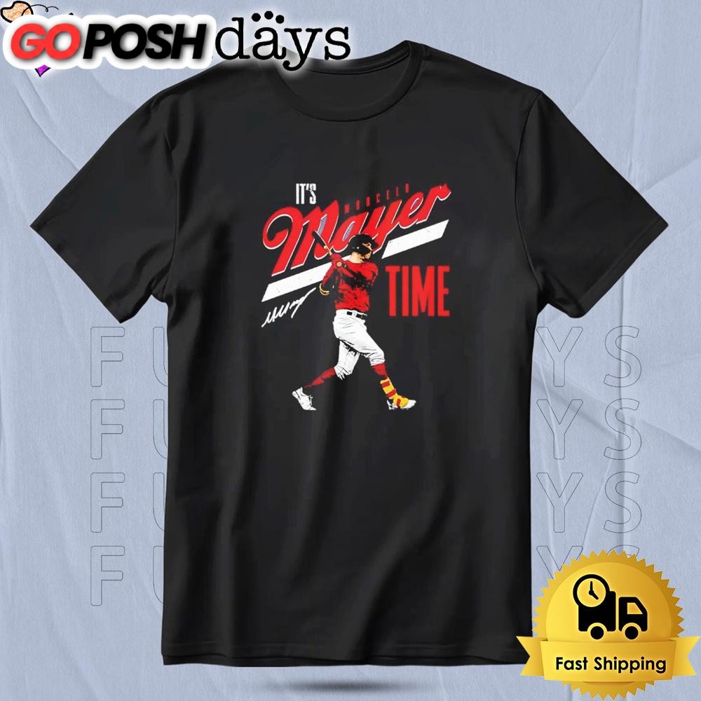 It’s Marcelo Mayer Time Boston Red Sox Baseball Signature T Shirt