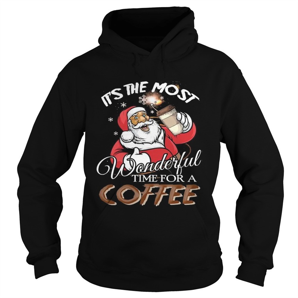 its-the-most-wonderful-time-for-a-coffee-santa-claus-shirt-bf7cr05j Its the most wonderful time for a coffee Santa Claus shirt